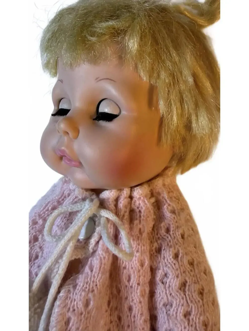 Vintage 1960’s Baby Doll All Vinyl 1960’s EEGEE Goldberger Manufactured Eye Open